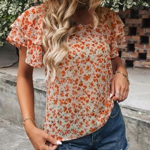 Ditzy Floral Blouse